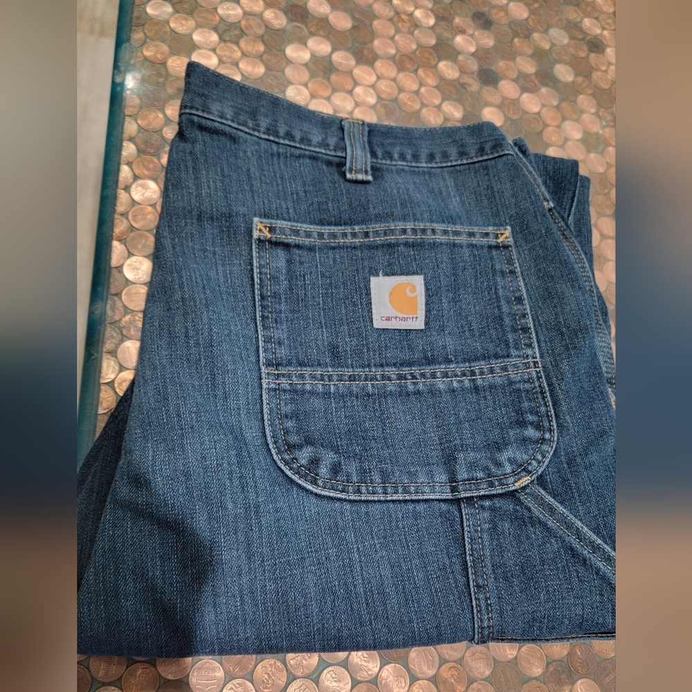 Carhartt Men's Relaxed Fit Denim Jeans 38 X 32